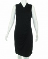 Lauren Ralph Lauren V-Neck Stretch Dress