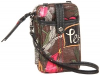 The SAK Roots Smartphone Wristlet,Brown Peace,One Size The SAK Roots Smartphone Wristlet,Brown Peace,One Size