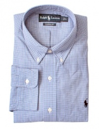 Polo Ralph Lauren Classic-Fit Double Check Button Down Poplin Polo Ralph Lauren Classic-Fit Double Check Button Down Poplin