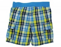 First Impressions Plaid Cargo Shorts Heritage Blue 6-9 Months First Impressions Plaid Cargo Shorts Heritage Blue 6-9 Months