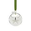 Tuck small gifts and keepsakes inside this gleaming silver-plated ornament from kate spade new york. It has a colorful enamel interior that features a whimsical holiday phrase, and suspends from a sturdy ribbon.