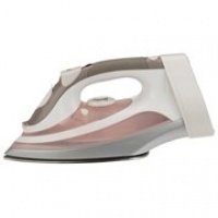1200 W Pink Steam Iron with Retractable Cord-by Kalorik 1200 W Pink Steam Iron with Retractable Cord-by Kalorik