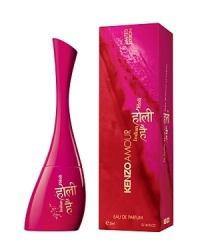 This Eau de Parfum was inspired by the Indian Festival of colors. A musky floral fragrance of rose and red berries adds a joyful twist to the gentle rice, musk, and frangipani blossom notes of Kenzo Amour. Celebrated all over Northern India, Holi heralds the end of winter and the beginning of spring and marks the rekindling of life. This Eau de Parfum was inspired by the Indian Festival of colors. A musky floral fragrance of rose and red berries adds a joyful twist to the gentle rice, musk, and frangipani blossom notes of Kenzo Amour. Celebrated all over Northern India, Holi heralds the end of winter and the beginning of spring and marks the rekindling of life.