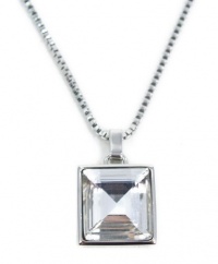 Michael Kors 15.5 Inch Cocktail Pave Crystal Silver Tone Necklace Michael Kors 15.5 Inch Cocktail Pave Crystal Silver Tone Necklace