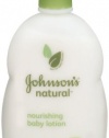 Johnson's Baby Natural Lotion, 18 Ounce