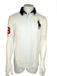 Polo Ralph Lauren Men's Classic-Fit Big Pony Polo - Classic Oxford White - Medium Polo Ralph Lauren Men's Classic-Fit Big Pony Polo - Classic Oxford White - Medium