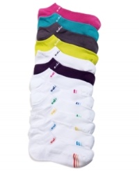 Stay light on your feet with this 6-pack of socks by adidas. Constructed in a lightweight, no-show design for an inconspicuous look and feel. Stay light on your feet with this 6-pack of socks by adidas. Constructed in a lightweight, no-show design for an inconspicuous look and feel.