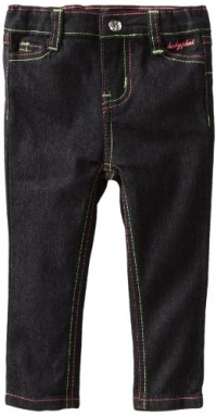 Baby Phat - Kids Baby-Girls Infant Denim Jean, Black, 12