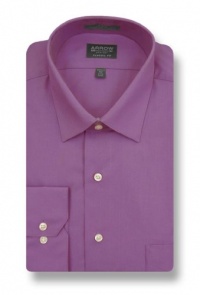 Arrow Men's Long Sleeve Classic Fit Wrinkle Free Poplin Dress Shirt, Tulip (Purple) Arrow Men's Long Sleeve Classic Fit Wrinkle Free Poplin Dress Shirt, Tulip (Purple)
