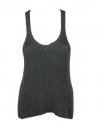 Inhabit Womens Sleeveless Racerback Scoop Heavy Knit Tank Top