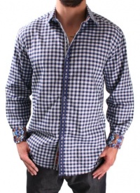 Robert Graham Augustine Men's Dress Long Sleeve Button Up Woven Shirt 2012 Fall Robert Graham Augustine Men's Dress Long Sleeve Button Up Woven Shirt 2012 Fall