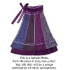 Silk Patchwork Skirt with Satin Ribbon Detail by Jedzebel PW832
