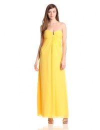 laundry BY SHELLI SEGAL Women's Chiffon Gown, Canary, 2 laundry BY SHELLI SEGAL Women's Chiffon Gown, Canary, 2