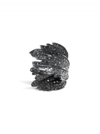 GUESS Hematite-Tone Triple Fan Ring, HEMATITE MULTI GUESS Hematite-Tone Triple Fan Ring, HEMATITE MULTI
