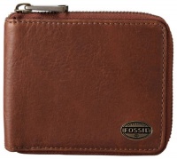 Mens Leather Wallets FOSSIL MEN SLM ESTATE BIFOLD ZIP AROUND VNTG COGNAC ML3230222 Mens Leather Wallets FOSSIL MEN SLM ESTATE BIFOLD ZIP AROUND VNTG COGNAC ML3230222