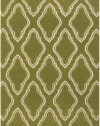 Area Rug 2x3 Rectangle Transitional Olive Color - Surya Fallon Rug from RugPal
