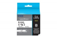 Epson LabelWorks Standard Tape Cartridge (Black on White) (~1/4 Inch, ~30 Feet) (LC-2WBN9)