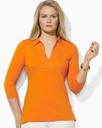 The Hester tunic is rendered in soft cotton jersey and trimmed with lightweight linen for a textured, casual finish. The Hester tunic is rendered in soft cotton jersey and trimmed with lightweight linen for a textured, casual finish.