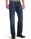 Lucky Brand Men's 221 Original Straight Through Leg Low Rise Jean, Medium Temescal, 34x32