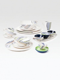 Add depth to any table with this porcelain design infused with color for which Diane is known. From the Streamline CollectionPorcelainMicrowave- & dishwasher-safeImported Add depth to any table with this porcelain design infused with color for which Diane is known. From the Streamline CollectionPorcelainMicrowave- & dishwasher-safeImported
