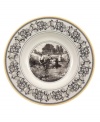 Depicting a classic pastoral scene in premium porcelain, this Audun rim soup bowl coordinates beautifully with the entire Audun country dinnerware collection from Villeroy & Boch.
