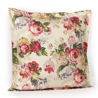 Inspired by a rustic cottage garden, heady floral mix with graphic checks and stripes in a palette that pairs natural hues with a bold pop of color for an eclectic, vintage look. Inspired by a rustic cottage garden, heady floral mix with graphic checks and stripes in a palette that pairs natural hues with a bold pop of color for an eclectic, vintage look.