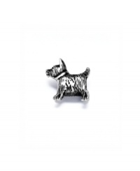 Brighten up your necklace or bracelet with this fun-loving friend. Sterling silver bead features a textured Scottish Terrier. Donatella is a playful collection of charm bracelets and necklaces that can be personalized to suit your style! Available exclusively at Macy's.