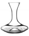 From bold Barolo to smooth Chianti and every variety in between, decanting enhances your overall wine experience. The ripples at the bottom of this decanter allow for rapid oxygenation of wine which provides a greater aroma and a more pronounced flavor. Made of a special lead-free crystal that is more durable but retains the delicate balance and provides an exquisite wine tasting experience.