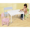 KidKraft Nantucket Table with Bench and 2 Chairs - Pastel