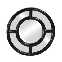 Howard Elliott Collection 60171 Grisham Round Mirror, 16-Inch, Black Howard Elliott Collection 60171 Grisham Round Mirror, 16-Inch, Black