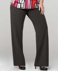 Style&co.'s plus size wide leg pants are must-have classics for your wear-to-work wardrobe-- pair them with the season's latest blouses and shirts. Style&co.'s plus size wide leg pants are must-have classics for your wear-to-work wardrobe-- pair them with the season's latest blouses and shirts.
