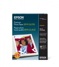 Epson Premium Photo Paper SEMI-GLOSS (8.5x11 Inches, 20 Sheets) (S041331) Epson Premium Photo Paper SEMI-GLOSS (8.5x11 Inches, 20 Sheets) (S041331)