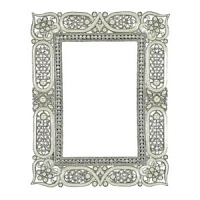 Olivia Riegel White Czarina frame. Inspired by the treasures of The Hermitage, this luxurious frame is lovingly embellished with white enameling, faux pearls, and Swarovski crystals. Olivia Riegel White Czarina frame. Inspired by the treasures of The Hermitage, this luxurious frame is lovingly embellished with white enameling, faux pearls, and Swarovski crystals.