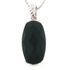 Meredith Leigh Sterling Silver Onyx Necklace