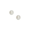 Carolee 8mm White Pearl Stud Earring (White)