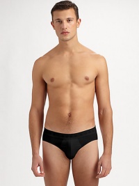 The classic brief profile in a smaller fit with the softest feel imaginable. Pack of 3 in black Logo waistband 95% cotton/5% spandex Machine wash Imported 