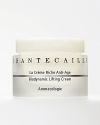 Chantecaille's best-selling anti-aging day and night cream that effectively addresses all the major signs of aging: the appearance of wrinkles, dehydration, and the loss of density and elasticity in the skin. The anti-inflammatory treatment rebuilds skin's mass by energizing cellular activity. Innovative hexapeptide technology reduces facial contractions that cause expression lines, thereby drastically minimizing existing lines within 30 days and preventing new ones from occurring. This rich cream reconstructs the protective barrier function of the skin. Contains 83% botanicals, including a healing base of Pure Rosewater.