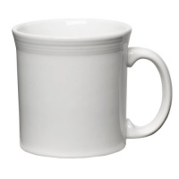 Homer Laughlin Fiesta White 12 oz Java Mug - Case = 12 Homer Laughlin Fiesta White 12 oz Java Mug - Case = 12