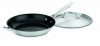 Cuisinart GGT22-30HCR GreenGourmet Tri-Ply Stainless 12-Inch Covered Skillet