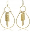 Kenneth Cole New York Urban Desert Gold-Tone Bar and Orbital Drop Earrings