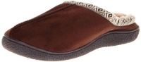 Isotoner Men's Microsuede Hoodback Sherpa Slipper Isotoner Men's Microsuede Hoodback Sherpa Slipper