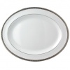 Bernardaud Athena Platinum Oval Platter 13 In