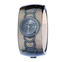 Emporio Armani Women's AR0796 Stainless Steel Black Case Black Resin Bracelet Black Dial Watch Emporio Armani Women's AR0796 Stainless Steel Black Case Black Resin Bracelet Black Dial Watch