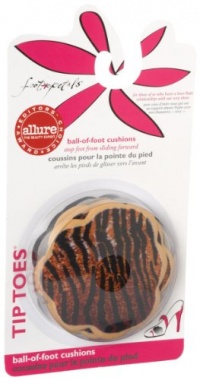 Foot Petals Tiger/Zebra/Leopard Combo Safari Tip Toes, Triple Pack Foot Petals Tiger/Zebra/Leopard Combo Safari Tip Toes, Triple Pack