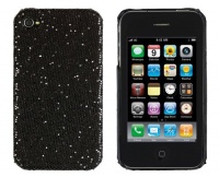Hard Sparkles Case for Apple iPhone 4, 4S (AT&T, Verizon, Sprint) - Black Hard Sparkles Case for Apple iPhone 4, 4S (AT&T, Verizon, Sprint) - Black