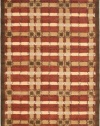 Area Rug 6x6 Round Contemporary Colorweave Plaid Color - Safavieh Martha Stewart Rug from RugPal