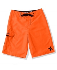 Get glowing. Take a step outside of the box and really standout with a pair of these colorful board shorts from Hurely. Get glowing. Take a step outside of the box and really standout with a pair of these colorful board shorts from Hurely.