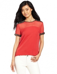 French Connection Women's Magic Marvel Top, Pink, 4 French Connection Women's Magic Marvel Top, Pink, 4