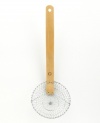 A familiar sight when it comes to Far Eastern fare, this traditional strainer helps you safely scoop and serve deep fried dumplings, boiled noodles and other Asian delicacies, served authentically and absolutely delicious. Limited lifetime warranty.