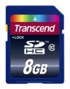 Transcend 8 GB Class 10 SDHC Flash Memory Card (TS8GSDHC10E)